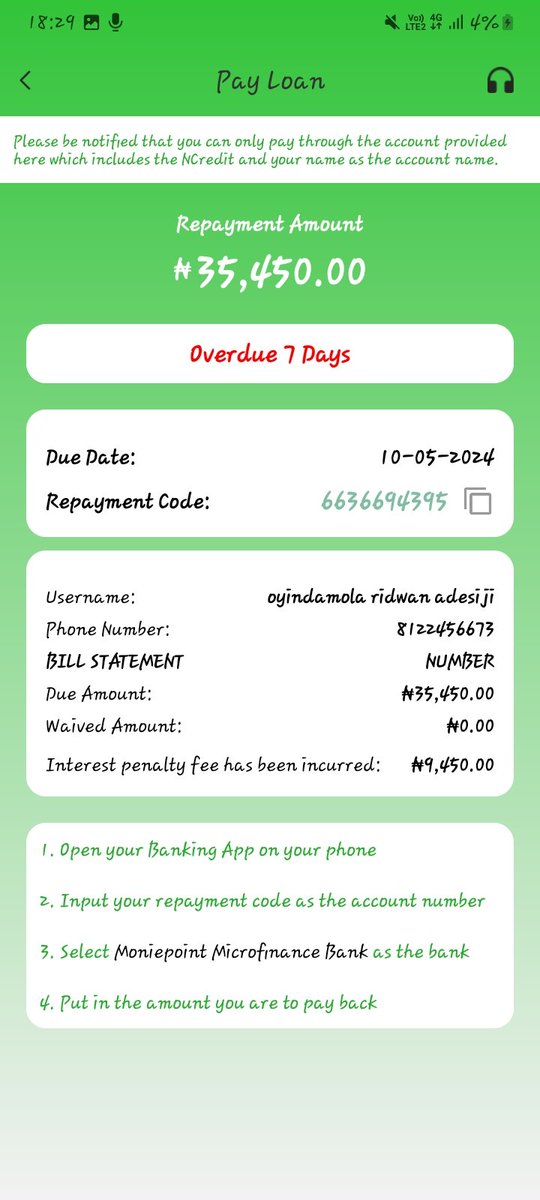 Dvagueone's tweet photo. @_sirbalow hello  sir please i need help clearing this loan please help it keeps increasing by 1k everyday  and they are spreading fake news about me everywhere
God bless you sir

6636694395
moniepoint
please https://t.co/xXYkHIcJU5