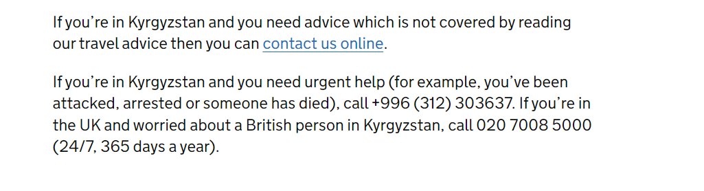 As per my conversation with the UK foreign office (London), they are going to extend a helping hand to Pakistani students attacked (Irrespective of their nationalities) in Bishkek (Kyrgyzstan) Kindly contact them at the following contact numbers. They are open 24/7 If there is