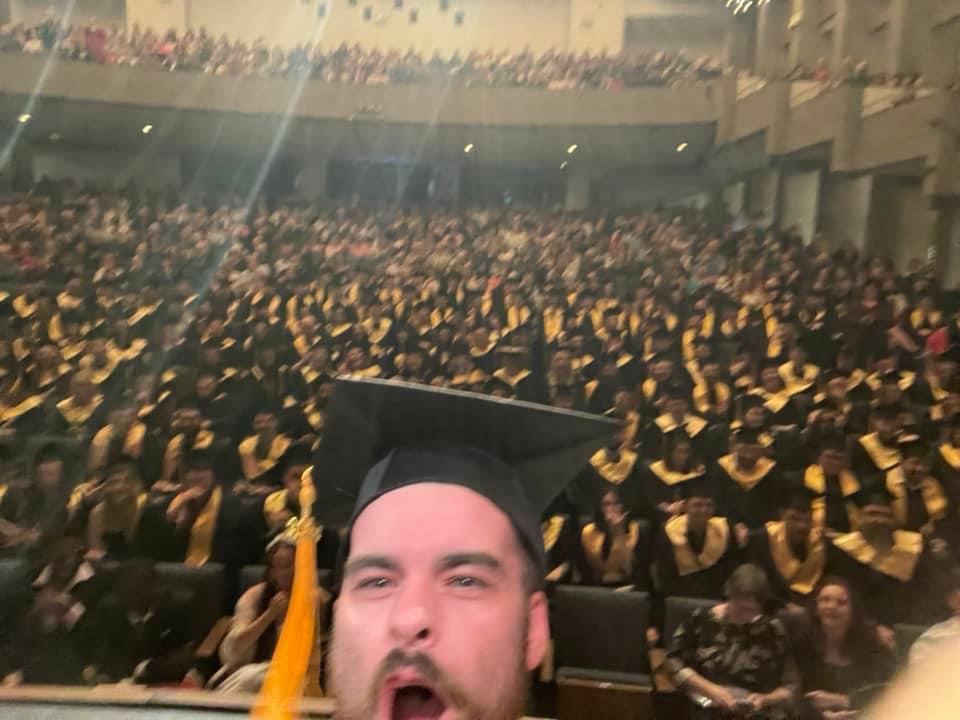 Did you attend this week’s convocation ceremony in St. John’s? If so, you’re probably in this photo 📸

Here’s the result of Brad D’s legendary on-stage selfie. This was one to remember! 🤩🎓

#ACGrad2024
