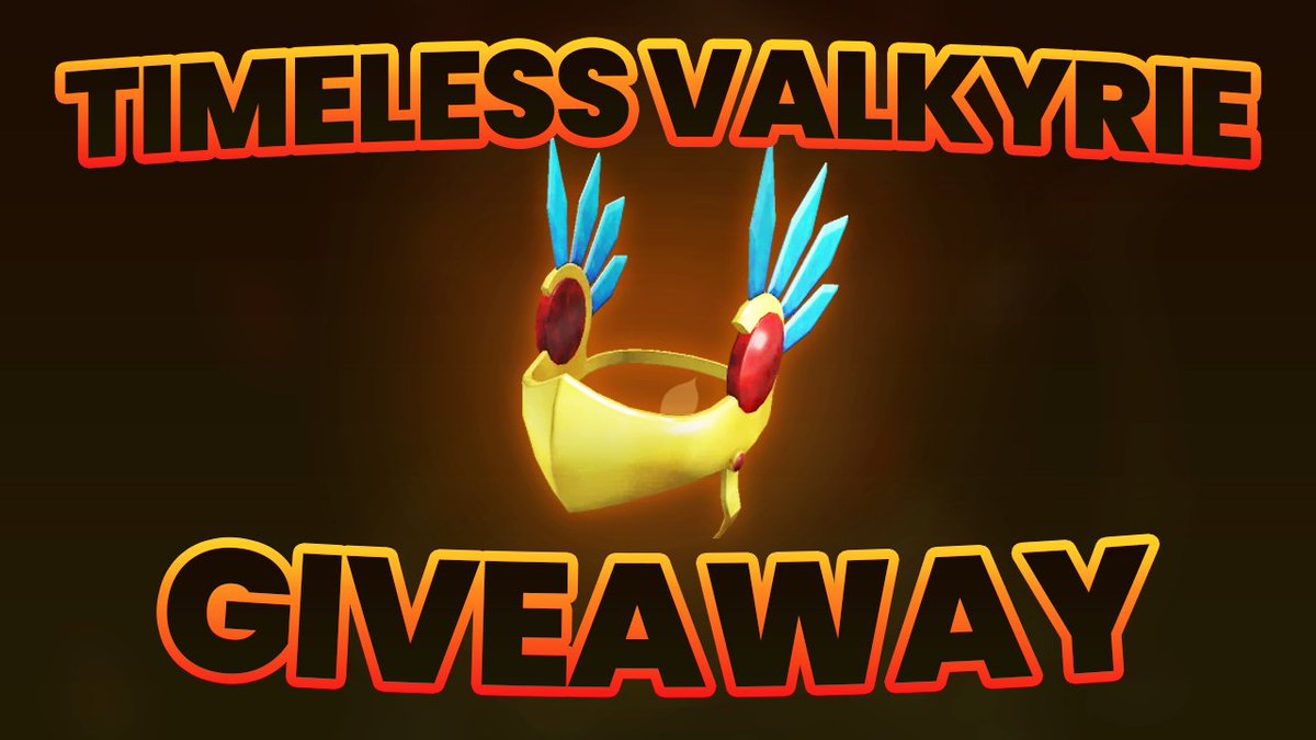 TIMELESS VALKYRIE GIVEAWAY! 💸

FOLLOW, RT and COMMENT 'VALKYRIE' to ENTER! (You must be following us!) 🔥

WINNER will be announced in 24 HOURS! 🚨

GOOD LUCK GAMERS! 🎮