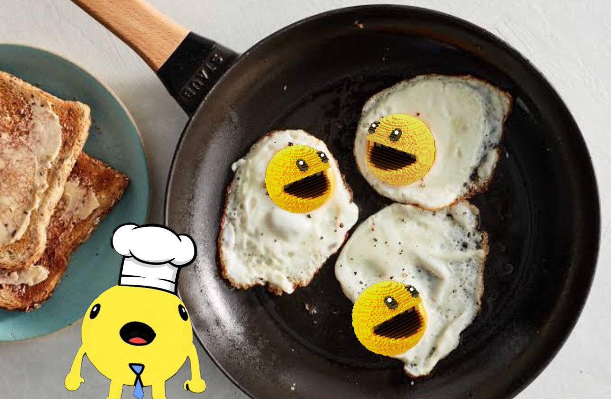 Gmoon 😋 We eat $PAC for breakfast! 🍳 Chef @Pacnub approves 🤌🏼 @pacmoon_ @PacMoonIntern