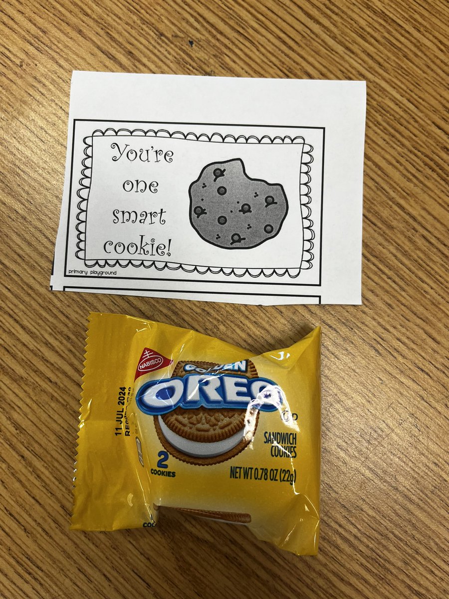 Test-taking motivation 
@mrsfields @Oreo @nabisco 
#teachertwitter
#blackeducators 
#floridaeducator 
#inspire #teacher #secondgrade #diy 
#recycleeverything
#teaching #learning
#educator #teacherlife
#teach #supportteachers
#supportpubliceducation