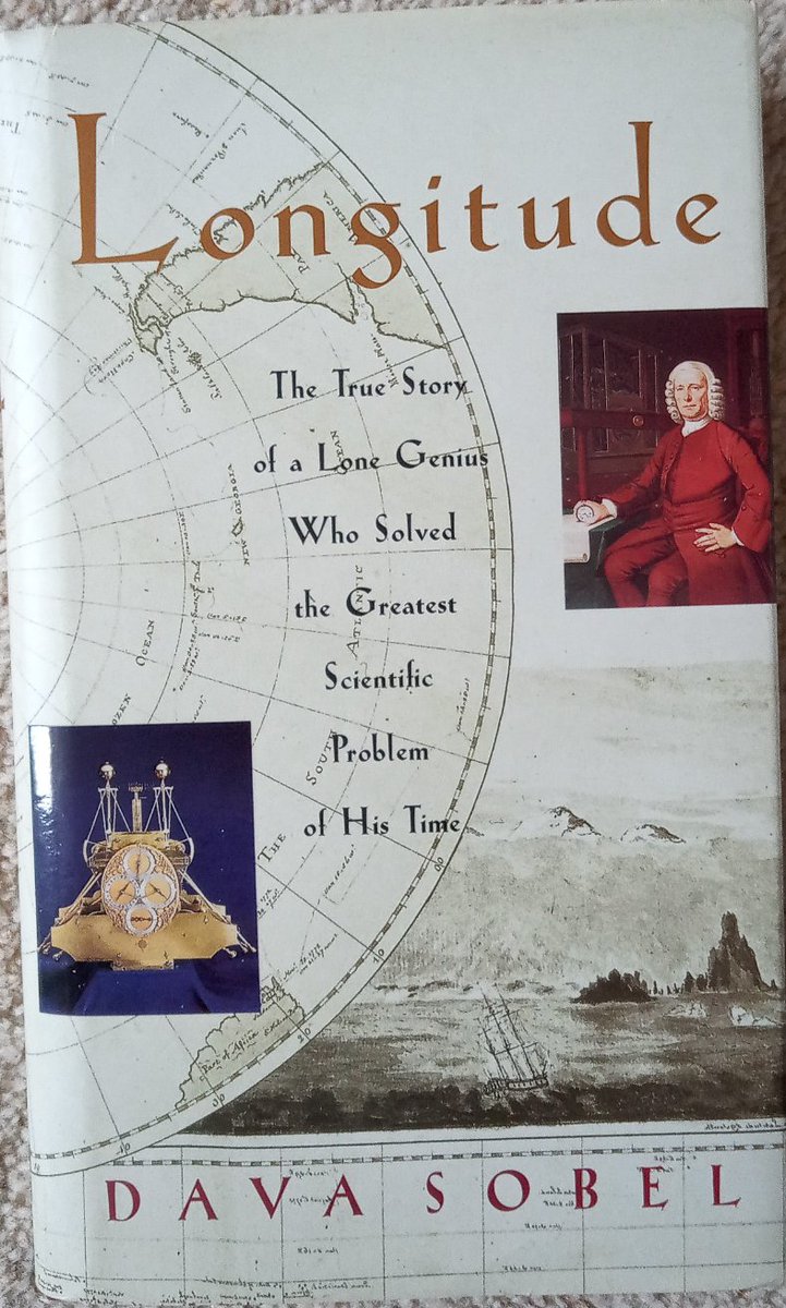 Not at all scientific myself, but currently finding 'Longitude' by Dava Sobel a fascinating read. An accessible account of the problem, which brings to life the personalities involved. #BookTwitter #Twitterstorians