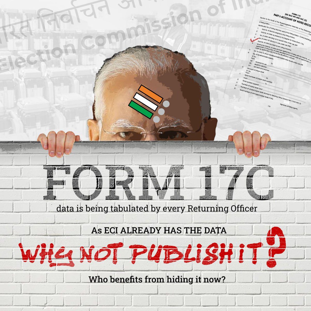It’s ECI's duty to publish the data from Form 17C, why are they hiding it for so long!? #Elections2024