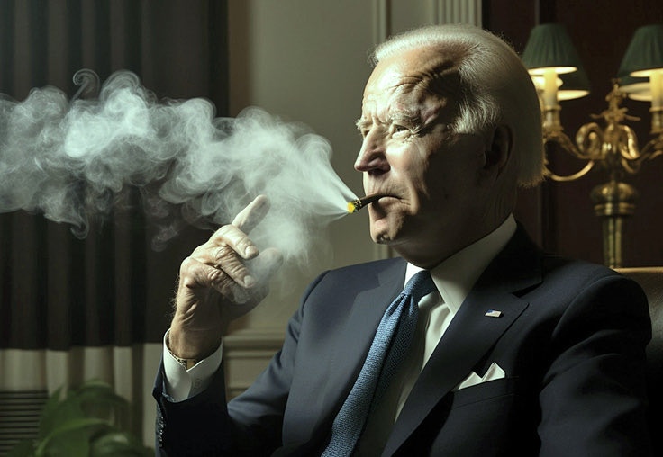 🇺🇸 "Personne ne devrait être emprisonné pour avoir simplement consommé ou possédé de la marijuana", a déclaré Joe Biden. (X)