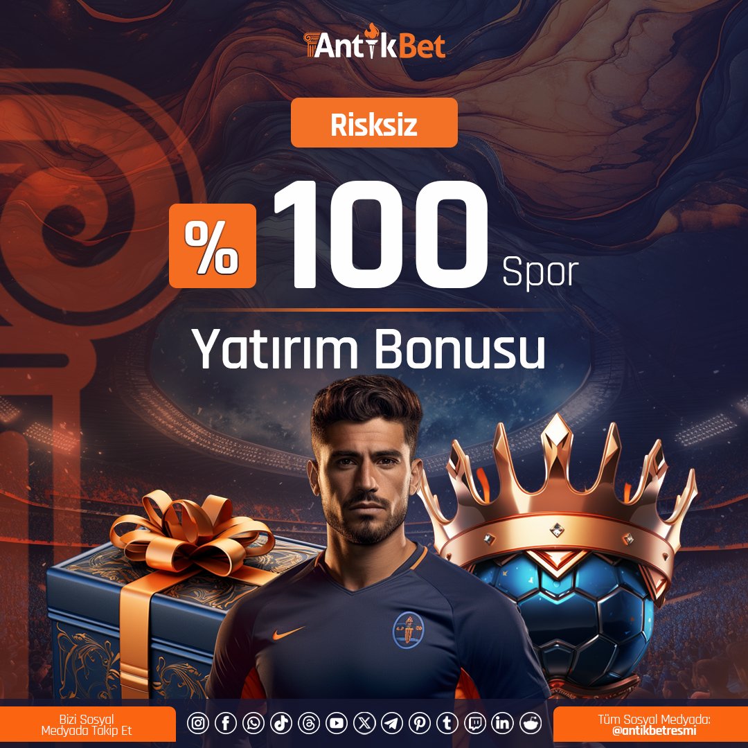 ☄️#AntikBet'te Bahis Heyecanı, İlk Bahsin %100 Risksiz, Kazanmanın Garantisi❗️ 💰İlk Bahsiniz %100 Nakit İade: Kaybetme Korkusu Yok❗️ ⚽️🏀🏐#Spor Bahislerindeki Fırsatı Yakala, AntikBet ile Kazanmaya Hemen Başla❗️ 🚀#Bonus AL: antikbetortaklik.com/r/Antikbet #denemebonusu #slot #bet