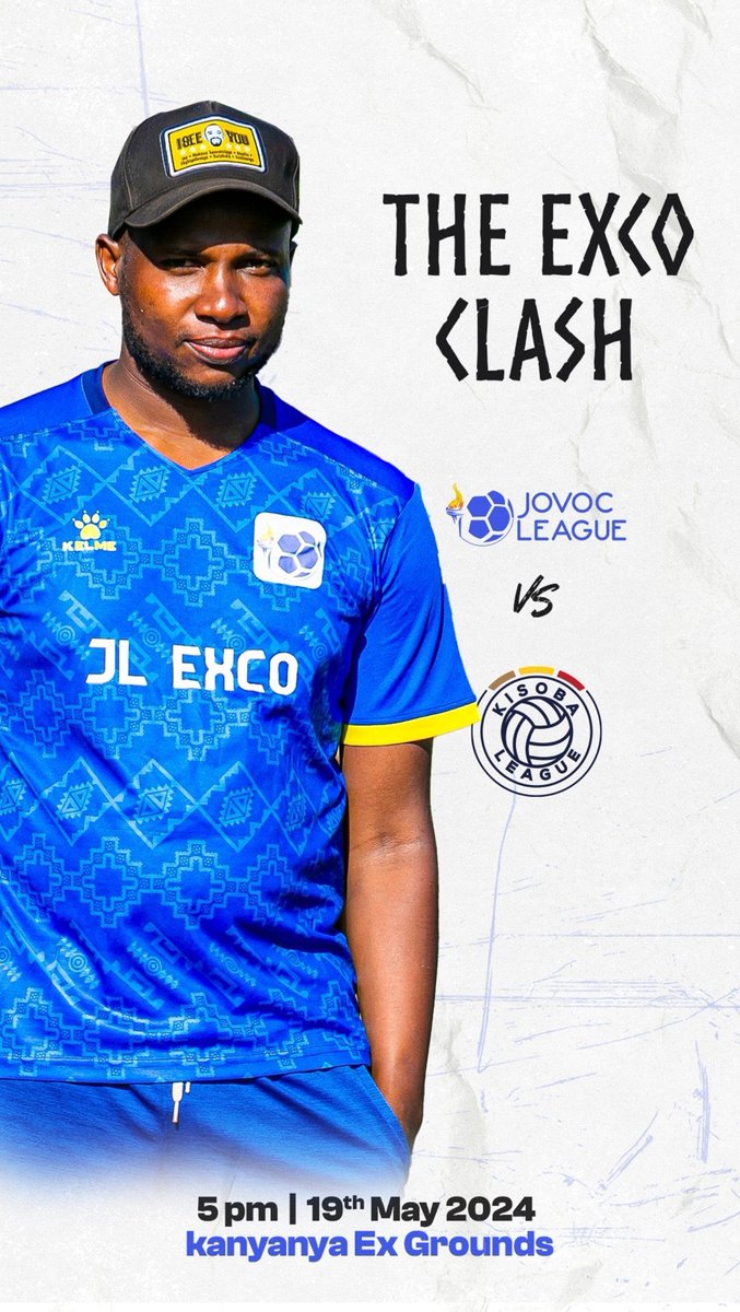 GhettoClass π (@ghettoclass_05) on Twitter photo Our coach player Manager will be captaining the <a href="/KISOBALeague/">KISOBA LEAGUE</a> Exco friendly match against <a href="/TheJovocLeague/">THE JOVOC LEAGUE</a> Exco and we will be there to support and watch him pass on the tactics as he does best with our team in the league.
#KISOBALeagueSnIII
#HembaGwake
#JLSeasonIV Our coach player Manager will be captaining the <a href="/KISOBALeague/">KISOBA LEAGUE</a> Exco friendly match against <a href="/TheJovocLeague/">THE JOVOC LEAGUE</a> Exco and we will be there to support and watch him pass on the tactics as he does best with our team in the league.
#KISOBALeagueSnIII
#HembaGwake
#JLSeasonIV