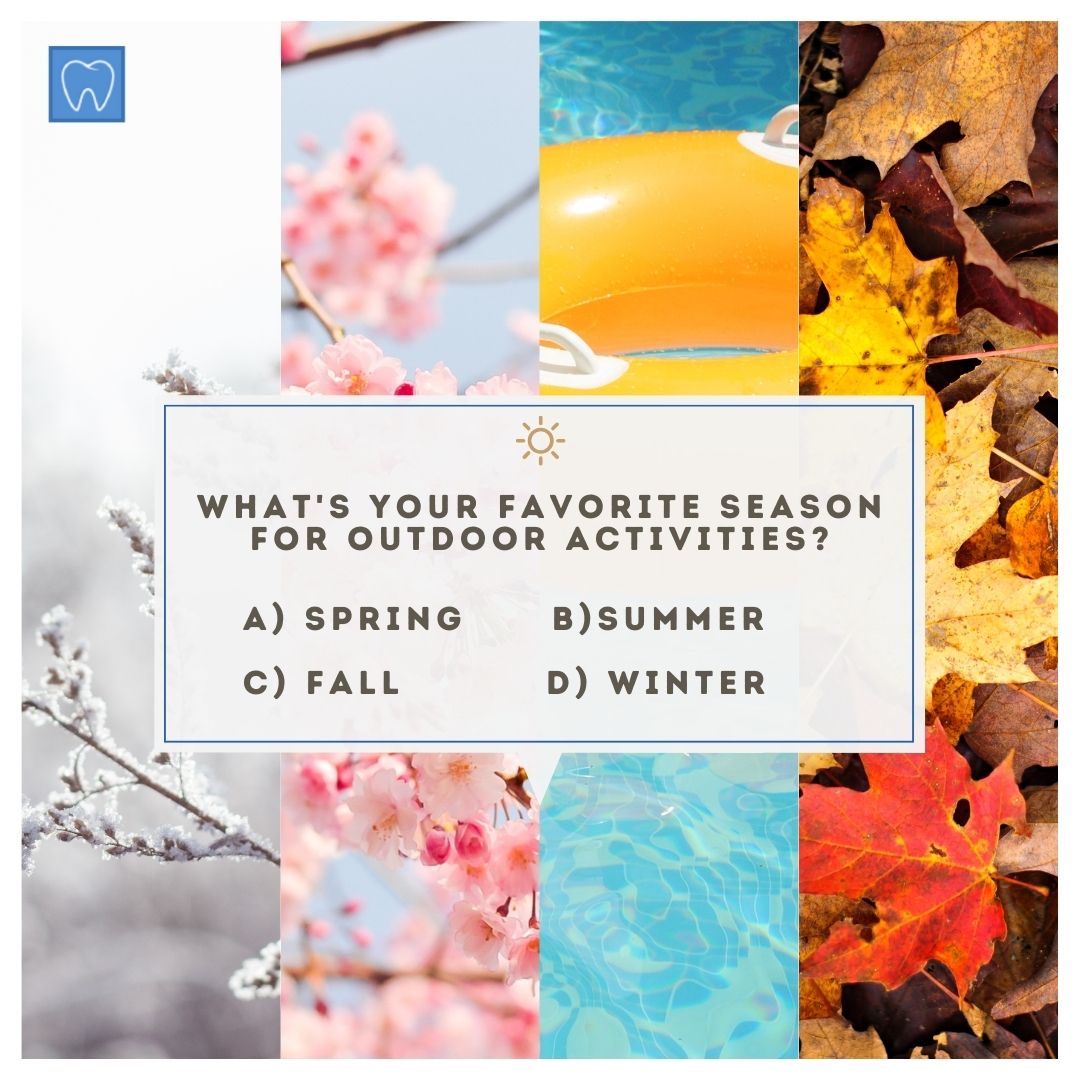 Seasons change and so do outdoor adventures! What's your go-to time of year for embracing the great outdoors? Comment below! #FavoriteSeason #OutdoorActivities #seasons #dentist #dentalcare #avrildsouzadmd #cosmeticdentist #ortho #orthodontist #pediatricdentist #ny #nydentist ...