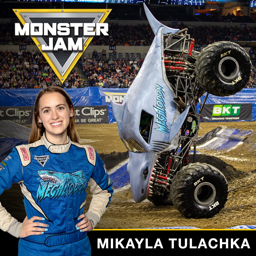 Meet Mikayla Tulachka, Monster Jam driver from Kewaunee, WI! 🚛✨ Mikayla's advice to aspiring drivers is to follow your dreams because the sky's the limit! 🌟 Come see Mikayla and Megaladon at Rupp Arena June 29-30th! Get tickets now at ow.ly/kKTu50RKwnf