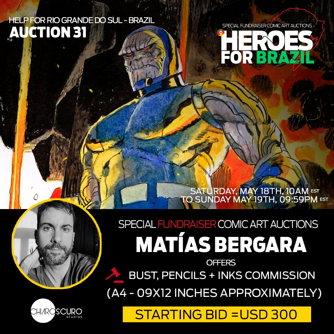 matiasbergara's tweet photo. Please bid and support this cause! I'm offering a b/w bust drawing of your choice. Highest bidder wins!
Go to https://t.co/zRxdNZyyqP for more info https://t.co/Ixs7l4euLl