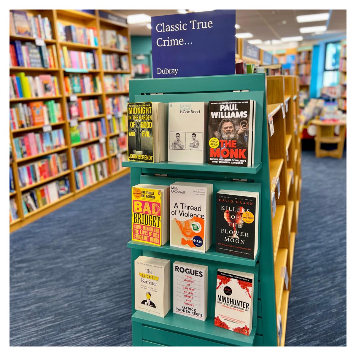If you're into #truecrime, check out this remarkable selection of books! Explore #DubrayBlackrock's most popular true crime classics and chilling real-life crime stories. dubraybooks.ie
