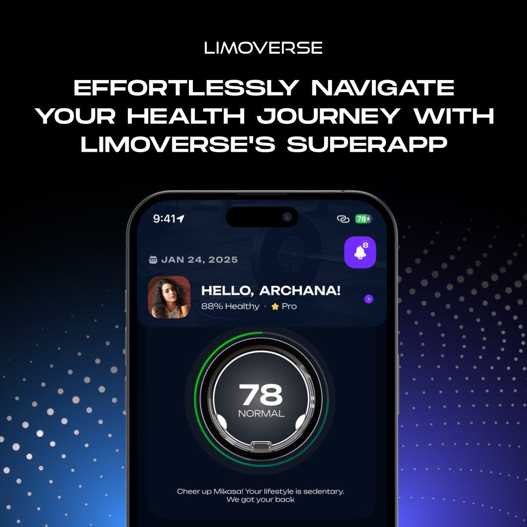 Navigating the complex world of health information can be overwhelming. The Limoverse SuperApp offers direct access to expert advice and personalized wellness plans, all in one user-friendly platform. Simplify your #health journey with us!
