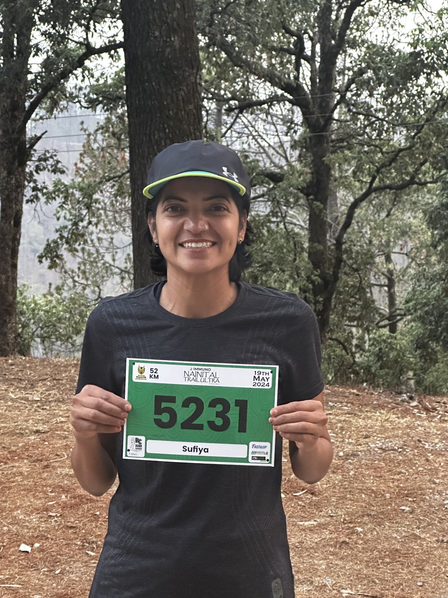 Ready for the season’s first Ultra 🏃🏻‍♀️ here in Nainital ⛰️ Best wishes to all the fellow runners. See you there on the trails. #nainitaltrialUltra