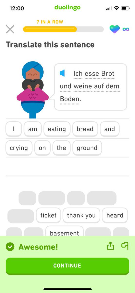 Strange Duolingo Sentences (@DuolingoStrange) on Twitter photo 2024-05-18 17:22:00