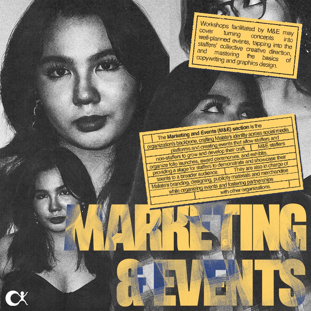 “Whatever returns from oblivion returns to find a voice.” - Louise Glück

Design, empower, represent. Amplify the voices you wish to hear in this world with the Marketing and Events section through publicity and event planning.

[1/3]