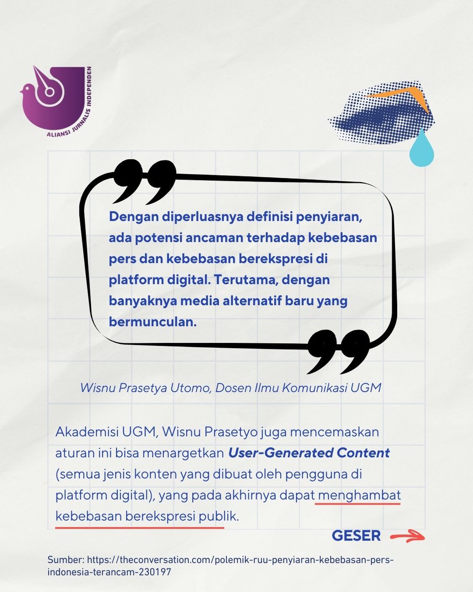 Mengapa RUU Penyiaran layak ditolak? 👇