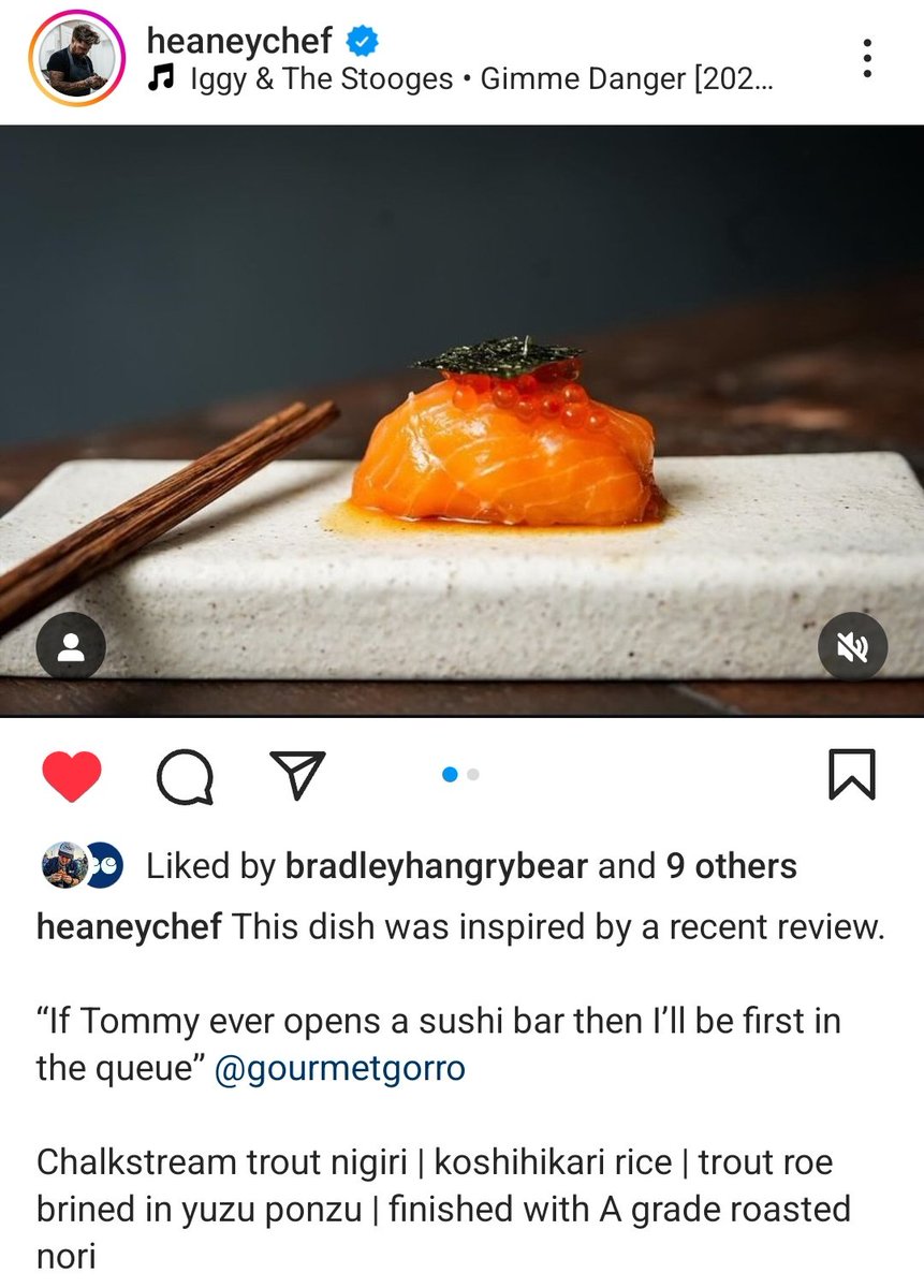 Following what I wrote in my recent review of @HeaneysCardiff, Tommy is now serving sushi! As expected, it looks seriously bloody good 🍣🔥 #Cardiff