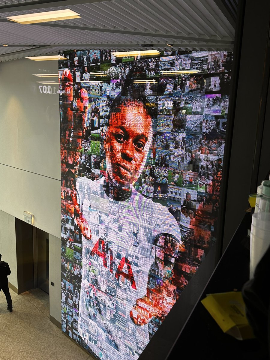 🙌🏼 @SpursWomen Gracing the West Atrium @SpursStadium #COYS