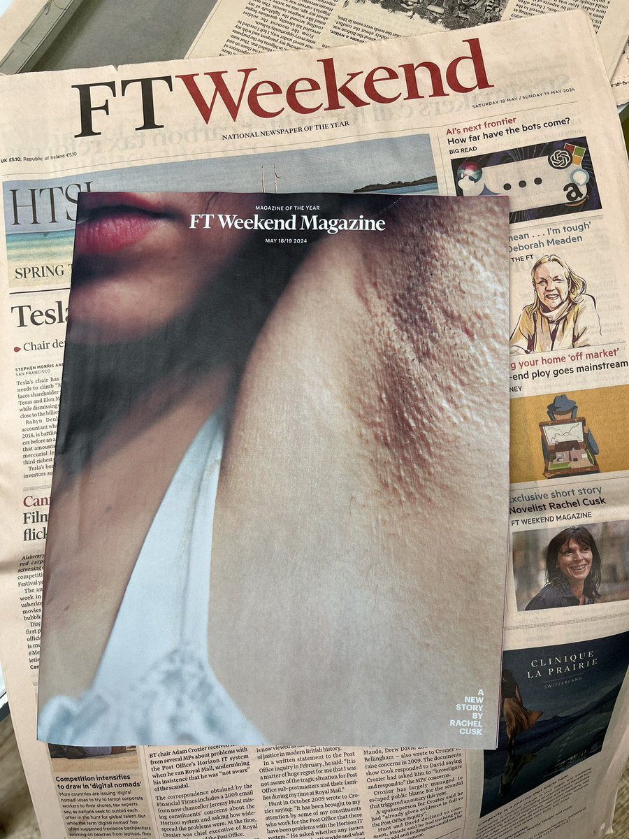 Errr, curious choice of photo from @ftweekend to illustrate new fiction from Rachel Cusk…