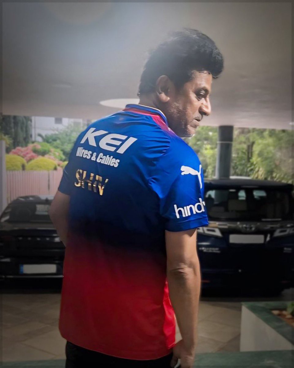 . @RCBTweets guys.. #PlayBold #RCBvsCSK Just tweet #shivarjkumar