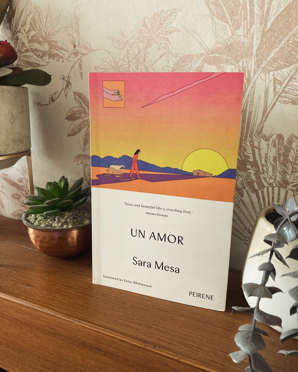 Thank you so much to Kate and @PeirenePress for my copy of #UnAmor translated by Katie Whittemore. It’s a claustrophobic story of desire and small town unease and I think it looks fab. Out in early June.