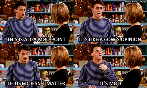 booksandbeard's tweet photo. @BolandDrummer Everytime I see "moot point" 😂🐄  However, I totally agree with you. https://t.co/dsZRn5MmEl