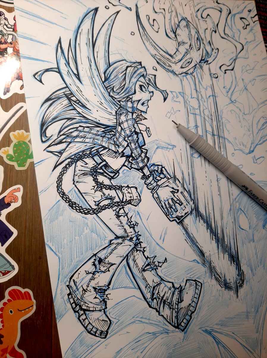 Doing some new "Back to Fairtaylia" artwork for International Comic-Salon Erlangen
