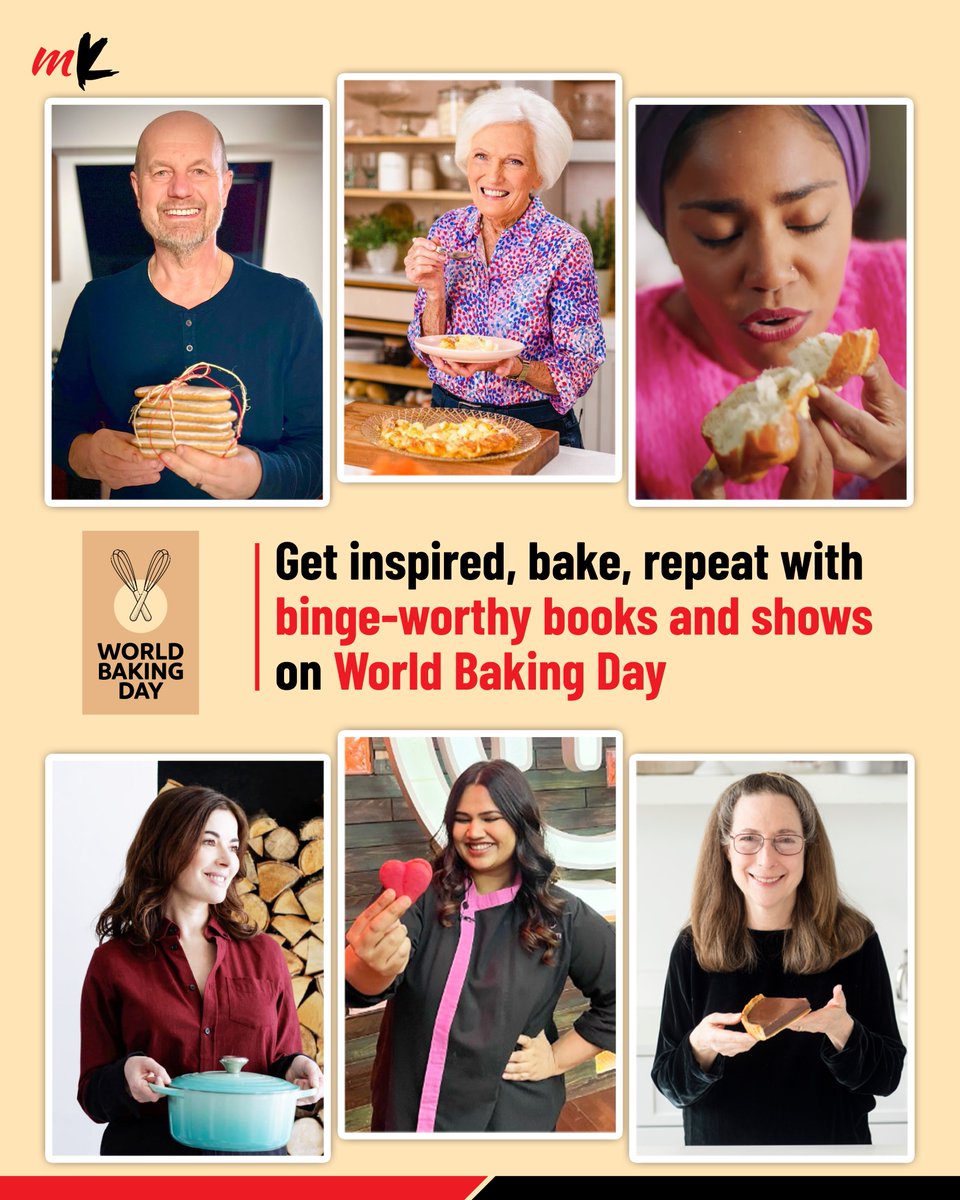 Are you baking something special on World Baking Day? To celebrate your love for baking, indulge in binge reading and binge watching shows that celebrate the culinary art and keep your creative zeal alive. Read here: telegraphindia.com/my-kolkata/lif… #Baking #Bakers #Netflix #AmazonPrime