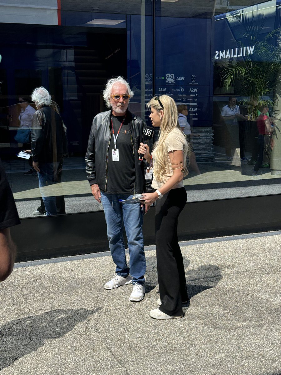 Flavio Briatore: 'The Aston Martin is not competitive here. It seems to go backwards instead of forwards.' DAZN