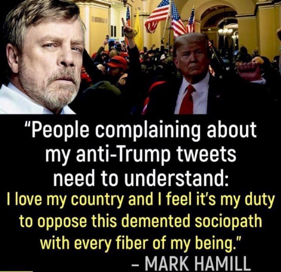 I agree with @MarkHamill 100%. Same sentiments!