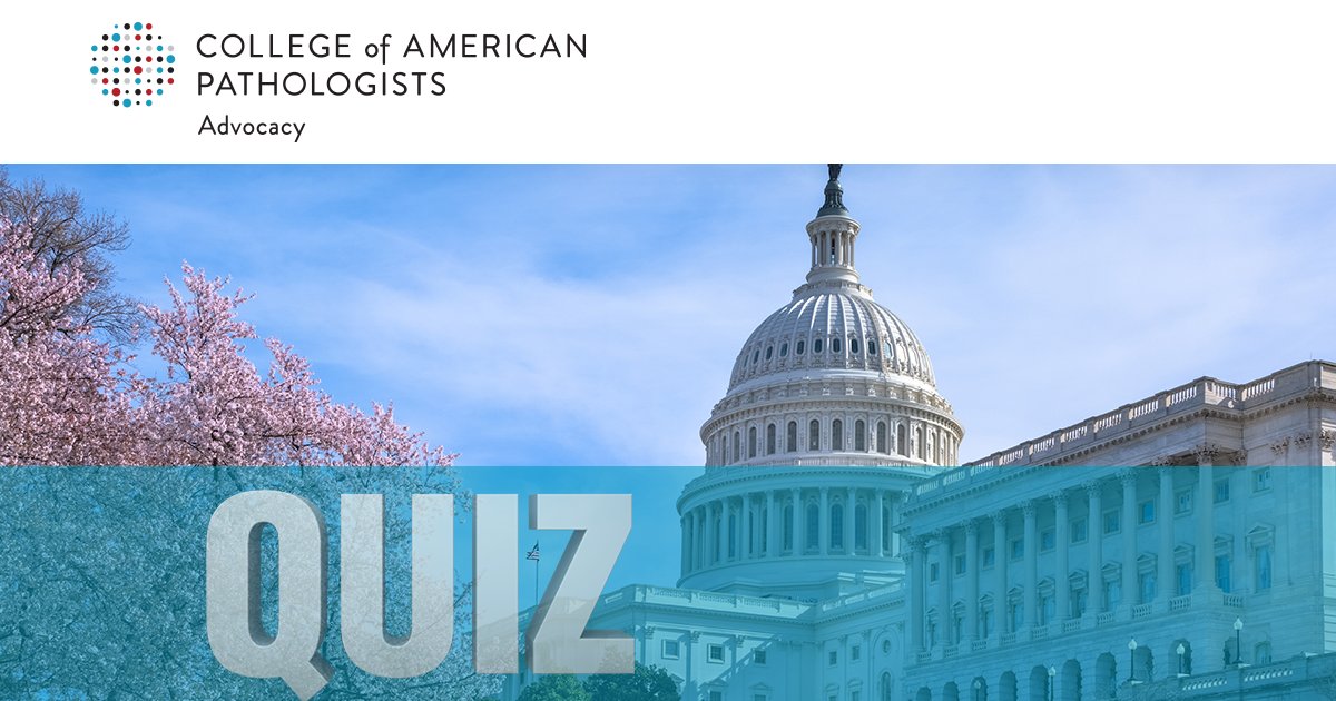 Think you're up to date with the latest in pathology advocacy? Test your knowledge with our May News Quiz and share your results! brnw.ch/21wJUbB