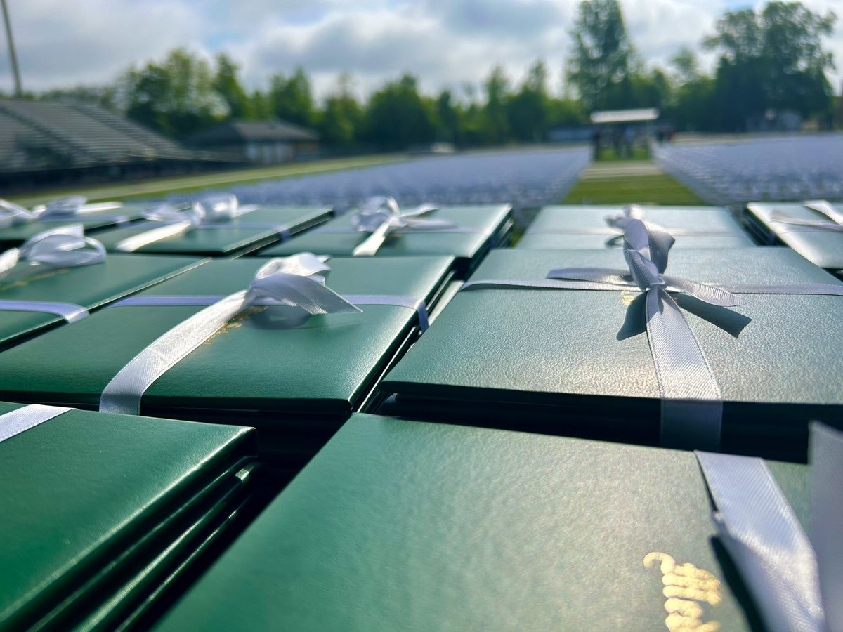 We are ready for the class of 2024 to receive their diplomas #Classof2024
