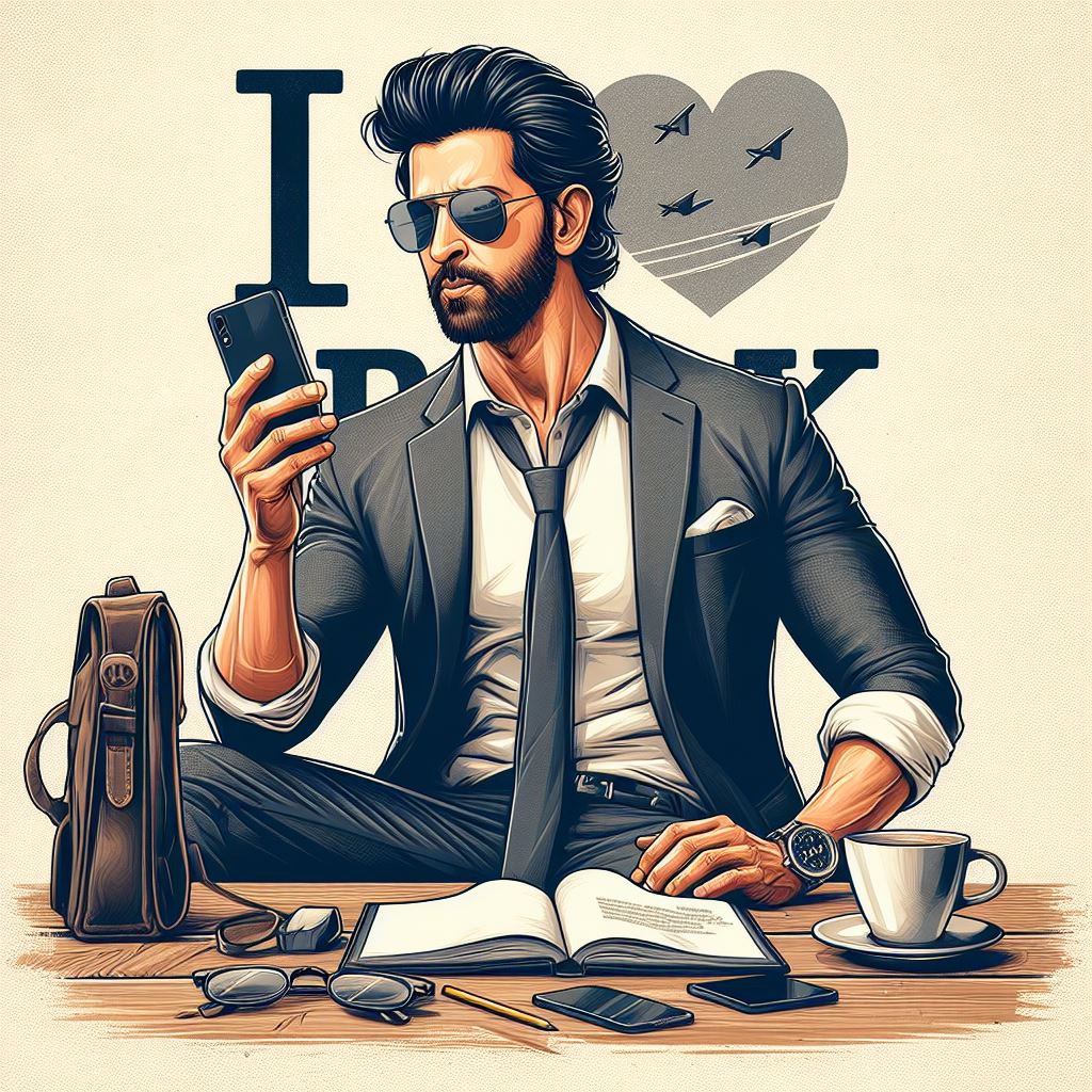 Enjoy the Monsoon 🌧️ Break & Read some New movie Scripts dearest @iHrithik Sir 🤌🖤 Pls 😉 #HrithikRoshan