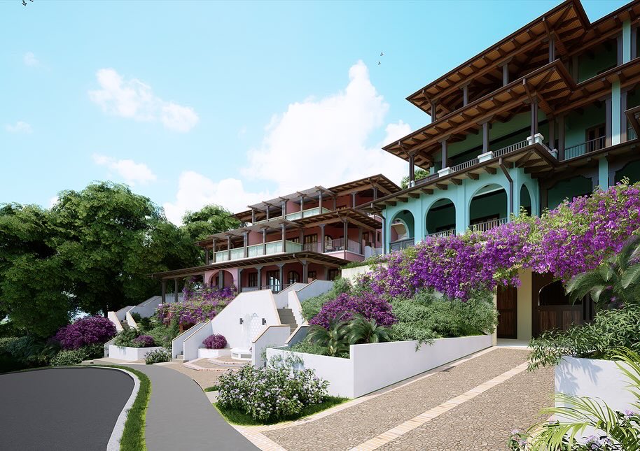 CastilloArqUrb's tweet photo. Our latest project for Las Catalinas, Costa Rica 🇨🇷 features two six-unit buildings that integrate seamlessly into the hillside. All units feature large terraces with plunge pools and wonderful views of the Pacific Ocean. https://t.co/2HaWsGCs05
