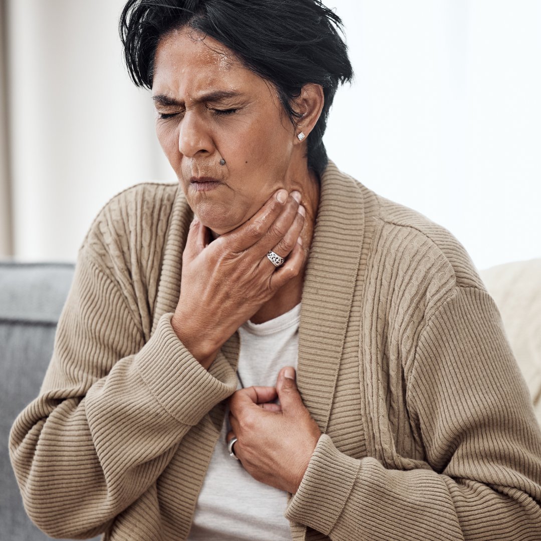 Diagnose this patient 👇 56yo woman with a history of smoking presents with shortness of breath. She reports a chronic cough productive of white sputum, which increased over the past 2 days. She's smoked 1-2 packs of cigarettes a day for 40 years. bit.ly/3yuI8XQ