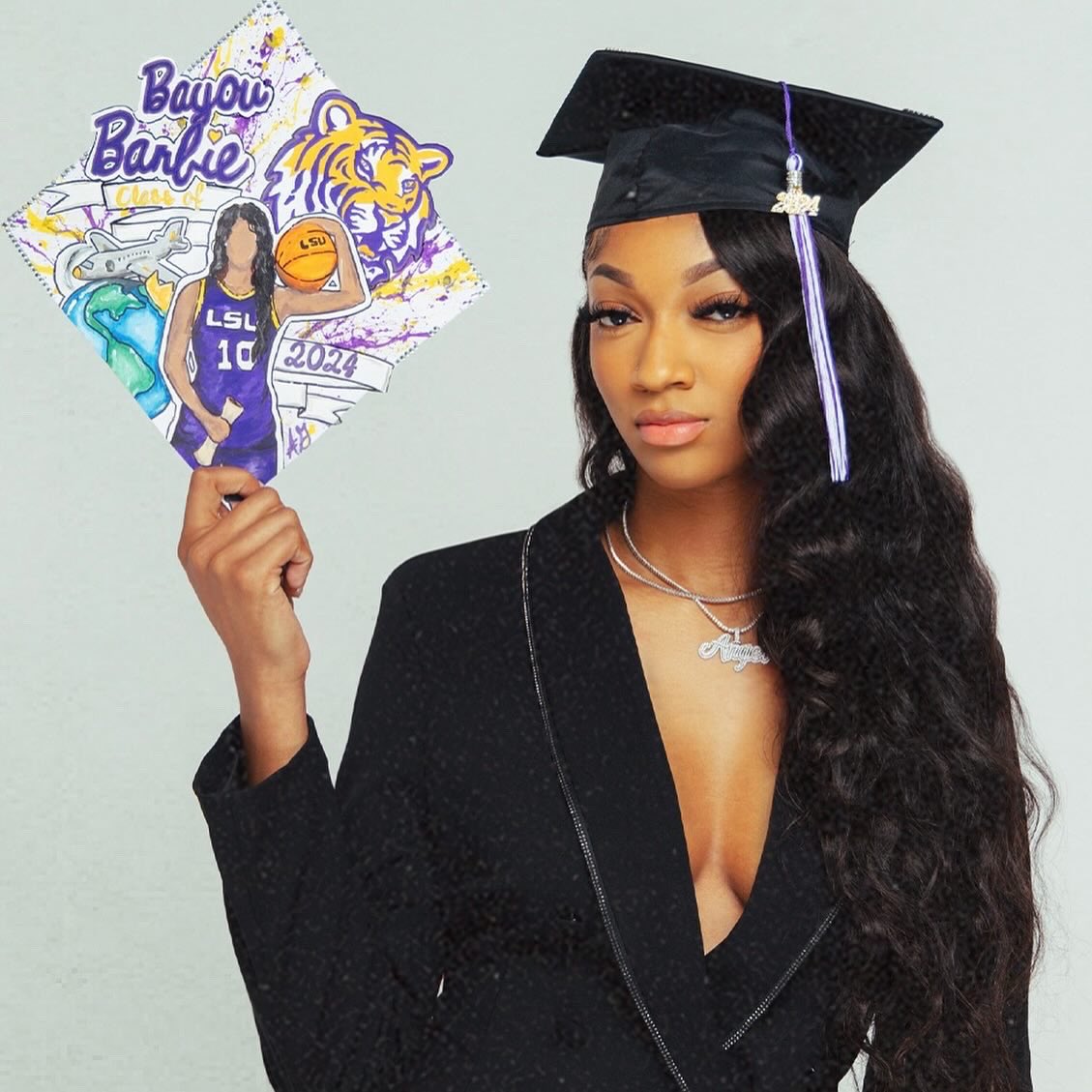 Angel Reese graduated from LSU on Friday. The Chicago Sky rookie earned her degree in Interdisciplinary Studies, with concentrations and minors in Communication Studies, Leadership Development and Psychology. (via @Reese10Angel)