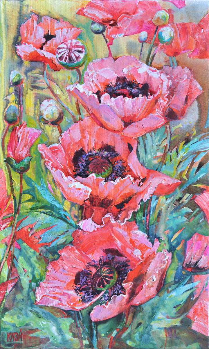 outer_echoes's tweet image. Graduated from the National Academy of Fine Arts and Architecture, Tatiana Kugai strives to create art that showcases a vibrant emotional mood.

1. Orange Poppies
2. White Peony
3. Still Life With Wreath

 #createart #artistsofinstagram #arts #flowers #nature #painting