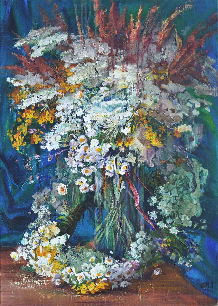 outer_echoes's tweet image. Graduated from the National Academy of Fine Arts and Architecture, Tatiana Kugai strives to create art that showcases a vibrant emotional mood.

1. Orange Poppies
2. White Peony
3. Still Life With Wreath

 #createart #artistsofinstagram #arts #flowers #nature #painting