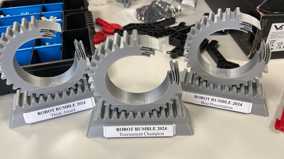Massive congratulations to Mr Parmar and this year's Robot Rumble team. It's a hat trick! Well done #mbda <a href="/MBDAGroup/">MBDA</a> #robotrumble #champions  <a href="/TPS_ClassOf19/">TPS_ClassOf19</a>