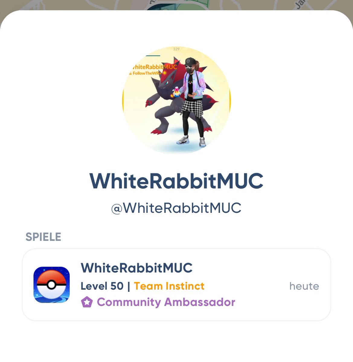 👉 I can hereby finally make it official: 
I am a @PokemonGoApp Community Ambassador for my local Pokémon GO group in München / Munich! ✨
I am very humble & happy @NianticLabs made this possible through their program! ❤️
THANK YOU 💐
Now, let this journey begin! 🐰 #PokémonGO 👇
