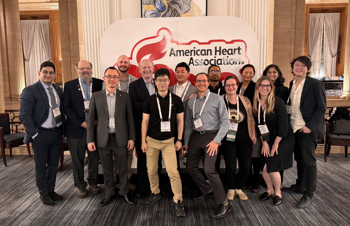 The annual photo of the Kentucky Crew at #VascularDiscovery24!

Thanks to <a href="/American_Heart/">American Heart Association</a> for this great event, wonderful science from <a href="/atvbahajournals/">ATVB: An AHA Journal</a>, and fantastic EC programs from <a href="/ATVBEarlyCareer/">ATVB Early Career Committee</a>.

Special thanks to <a href="/rashidroxana/">Roxana Rashid</a> for ensuring everything ran smoothly!

See