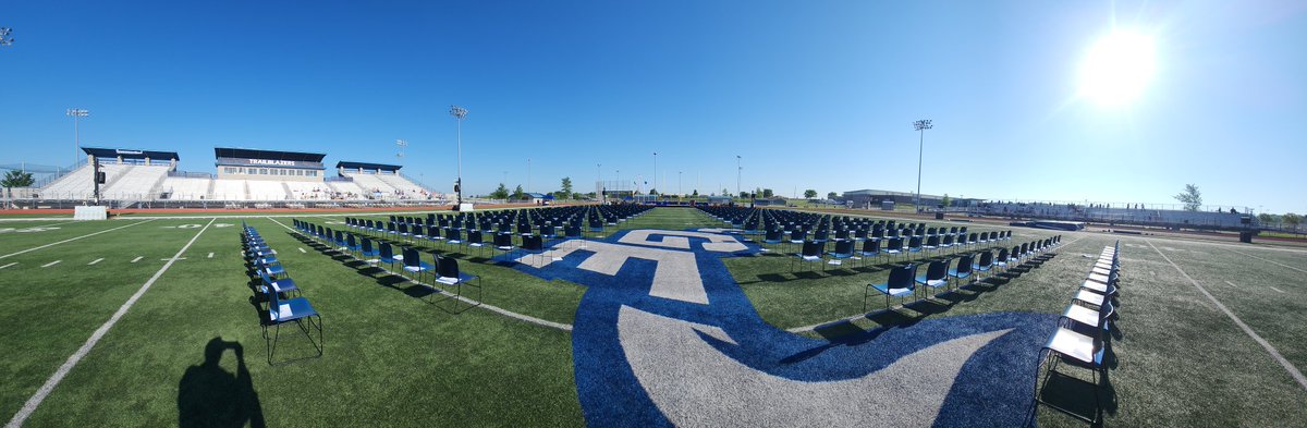 The stage is set! All we need are a few thousand friends and family...and 400+ Blazer Graduates! See you soon, Class of 2024!
#leGEndary