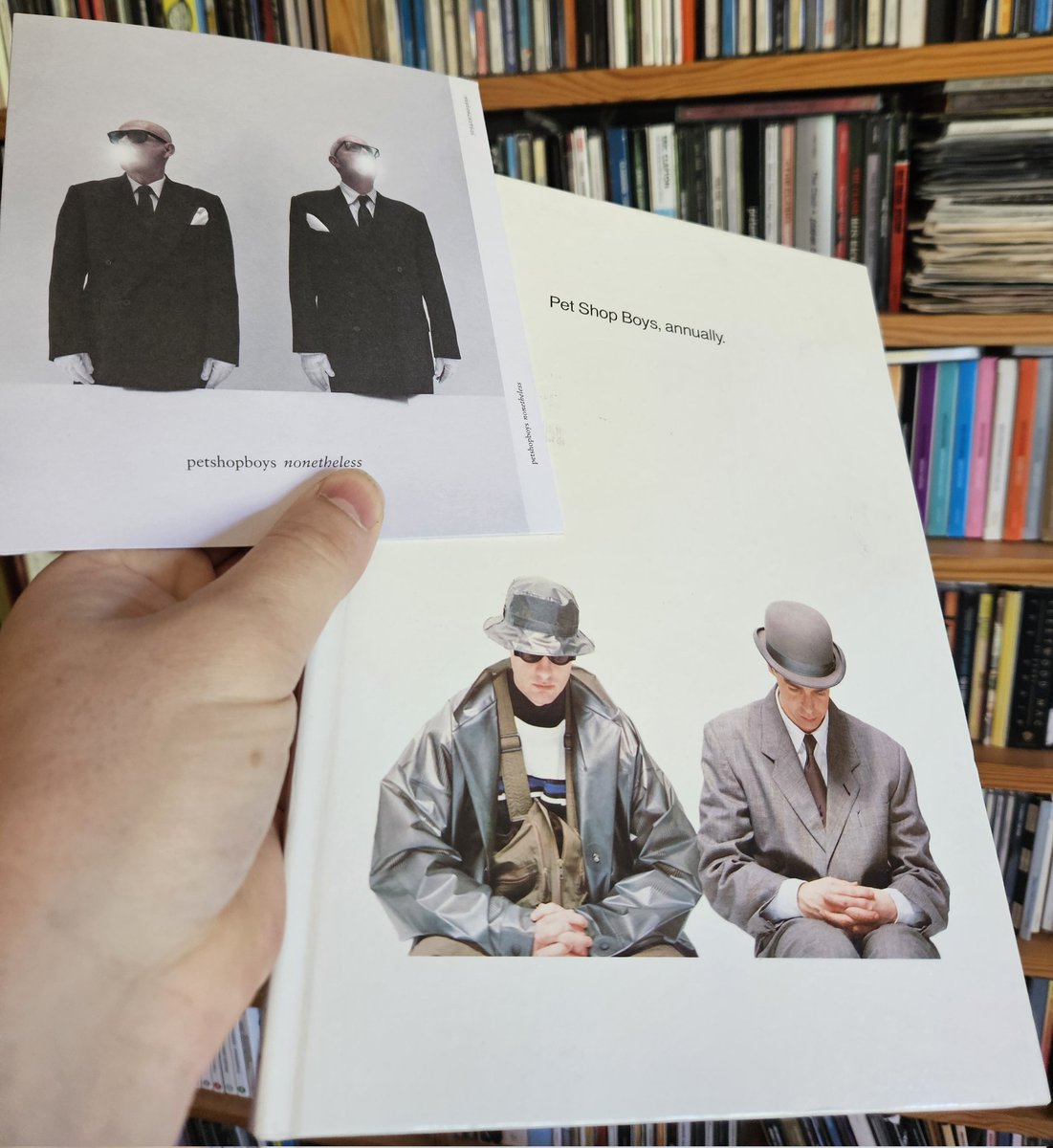 Not very interesting.

Have you noticed the vast majority of official photographs of .@petshopboys have Chris on the left and Neil on the right.

I doubt it's a coincidence, I wonder why?