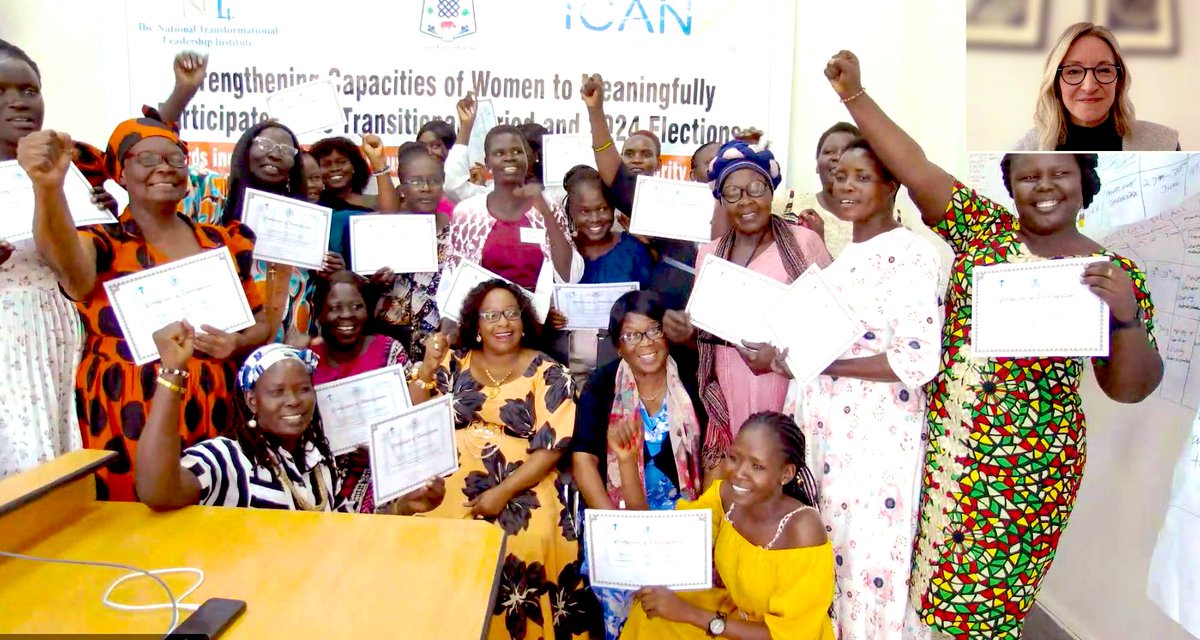 Honored to join @ntli_juba for the closing ceremony of the @whatthewomensay supported ToT “Strengthening Capacities of Women to Meaningfully Participate in the Transitional Period and the 2024 Elections.” #SouthSudan #SheBuildsPeace #SouthSudanElections2024