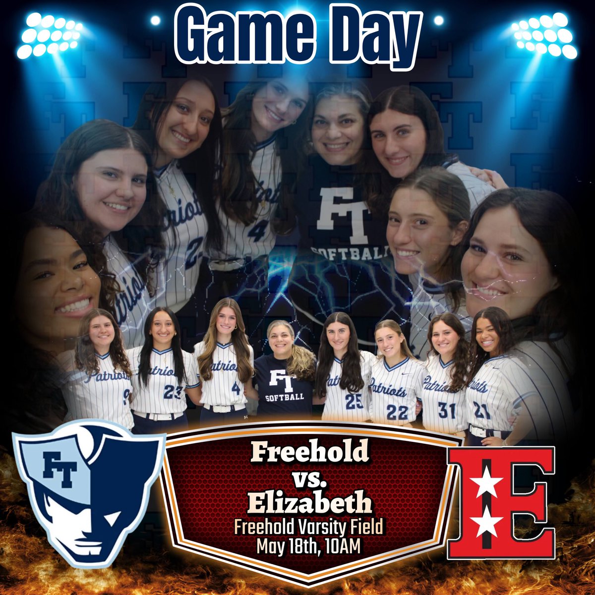FTHSsoftball's tweet image. Your Lady Pats are home vs Elizabeth today. Start time is 10am! Be there! @TownshipScores @fthsPatPress @ShoreConfSB @NJ_Sports @central_jersey
 @APPSportsDesk @JSNSPORTINGNEWS @HSSportsNJ @ALLNJSoftball @JSZ_Sports