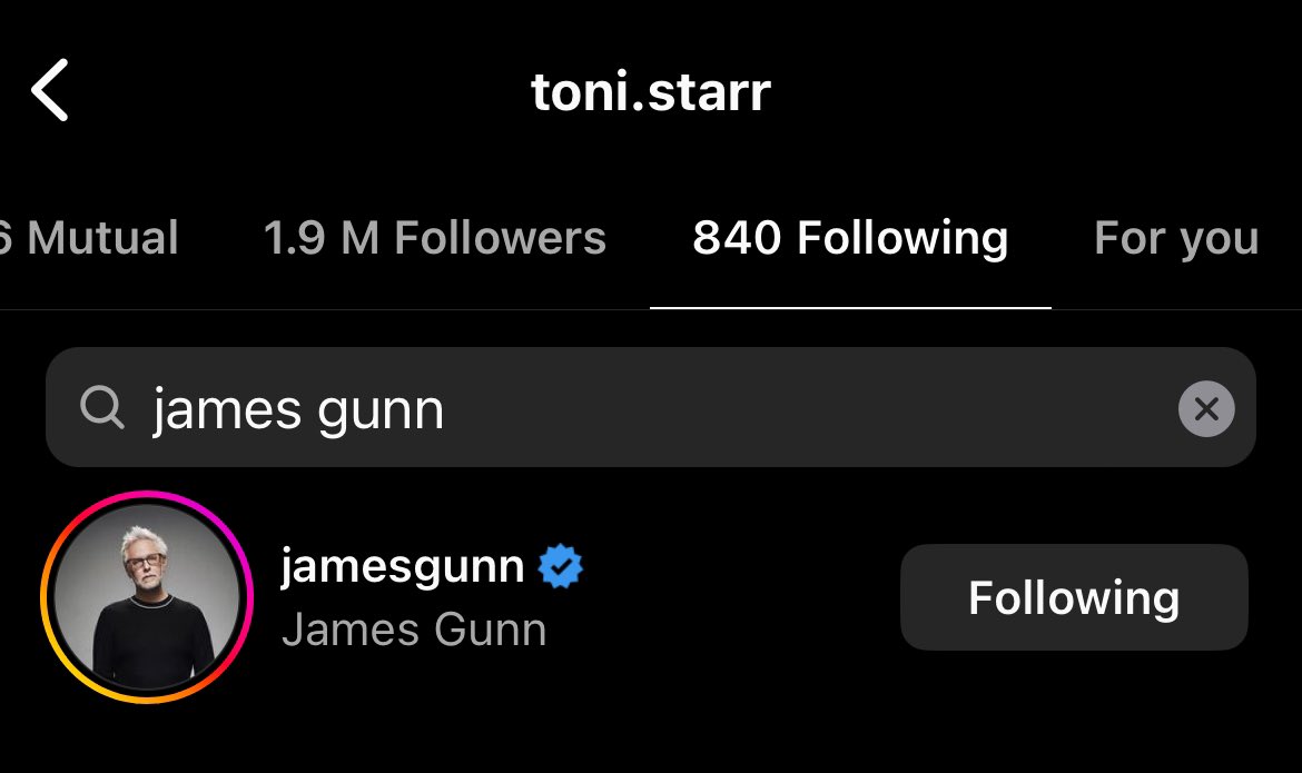 James Gunn and Antony Starr started following each other on Instagram!👀

#DCU