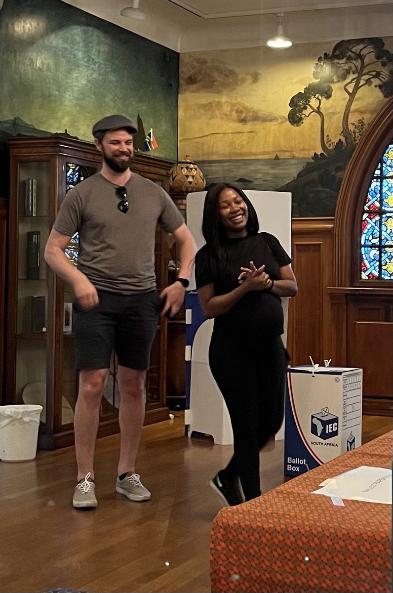 South African Embassy in Norway (@saembassynorway) on Twitter photo Voting station opened at 07:00 this morning and running smoothly.
<a href="/IECSouthAfrica/">IEC South Africa</a>
<a href="/DIRCO_ZA/">DIRCO South Africa</a> Voting station opened at 07:00 this morning and running smoothly.
<a href="/IECSouthAfrica/">IEC South Africa</a>
<a href="/DIRCO_ZA/">DIRCO South Africa</a>