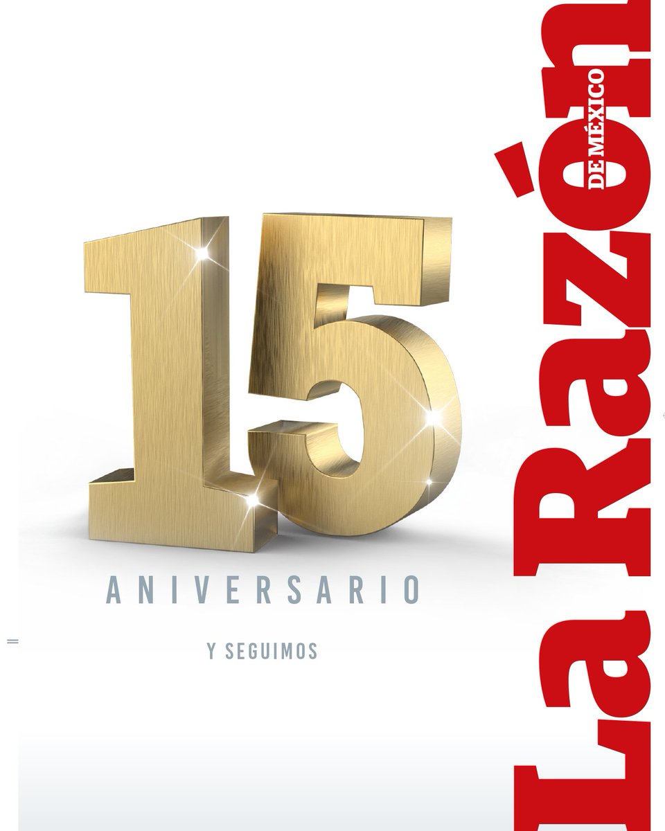 LaRazon_mx's tweet photo. Este sábado #LaRazón llega a su 15 aniversario con una sensación colectiva de emoción que resulta de tomarse un instante para volver la vista atrás.

De mirar al azar hacia un mar de 4 mil 649 ediciones, que se componen de muchas más cosas de las que al final muestran.

Que han surgido de la confluencia de aquellos ánimos primigenios empresariales y periodísticos de "hacer un nuevo periódico" que se dio en 2009 -en tiempos de pandemia por cierto-, un pulso vital que ha ido
superando adversidades.

Y desde entonces, también, descargas cotidianas de talento e ímpetu, tozudez y reflexión, visión y obsesión, pulso y resistencia, intuición, compañerismo y sobre todo de persistentes ganas de seguir.

No podríamos haber alcanzado este punto en el camino si no tuviésemos algo que compartir. Y lo mejor, decimos hoy con gusto, es que en las alforjas de La Razón hay aún mucho para quienes nos quieran leer, seguir, acompañar y, claro, también exigir y calificar.

Son 5,475 días en los que hemos buscado hacer las cosas bien. Tal vez en términos generales lo hayamos logrado porque La Razón se encuentra entre el conjunto de medios relevantes a nivel nacional, aunque el dictamen que al respecto se realiza cada día será siempre de quienes nos toman en sus manos y confían en nosotros para informarles.

Hoy, luego de tres lustros de vida, de cambios, de alternancias, hemos dado cuenta de una capacidad, indispensable para cualquier empresa: la de ajustarse a los tiempos, para ir superando cambiantes fragilidades.
Para afrontar ese desafío ha tenido la fortuna de contar en todo este tiempo con buenos periodistas y profesionales de variadas formaciones que han aportado a manos llenas sus saberes y pasiones. Para todos ellos, un reconocimiento
con gratitud.

Porque además han hecho posible plantear enfoques y acentos propios en la información y materializar una apuesta permanente: el diseño editorial, en el que ya cosechamos un centenar de premios.

Vamos, pues, en la edición 4 mil 649, hemos generado en estos 15 años 572 mil 644 noticias digitales y siempre damos pasos para ampliar nuestra presencia en las redes donde superamos los 26 millones de impresiones mensuales en promedio.

📝: https://t.co/G6VkwhJBkM