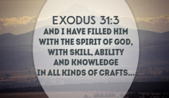 Good Morning Fishers of Men🪝✝️ Read Exodus 31:1-11 In today’s passage, we read where GOD equipped specific people to carry out an important and detailed work. When GOD calls us to a task let’s courageously obey His prompting as we carry it out to completion. He knows what we