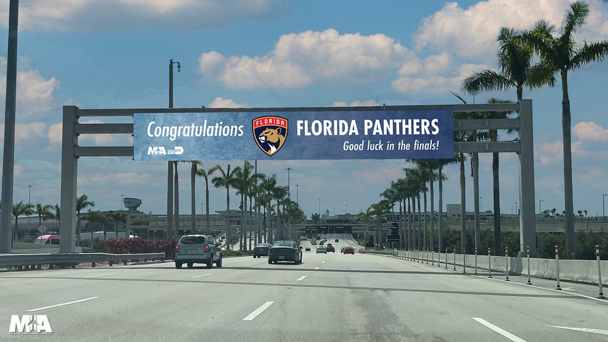 Congrats to the @FlaPanthers. Good luck in the Eastern Conference Finals 🏒. Let’s Go, Cats 🐱! #TimeToHunt